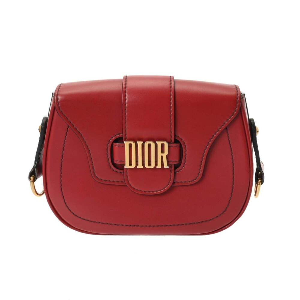 CHRISTIAN DIOR Gold Leather Shoulder Bag - Picture 2 of 11